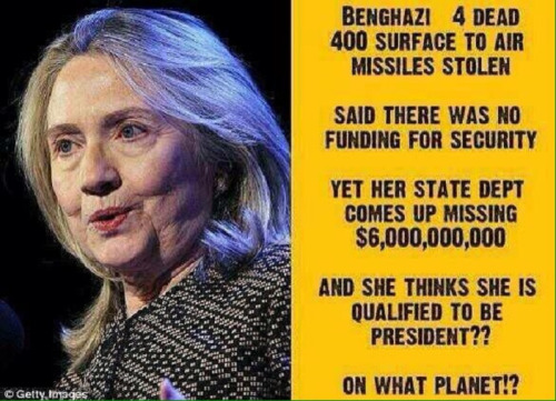Hillary's record is bad