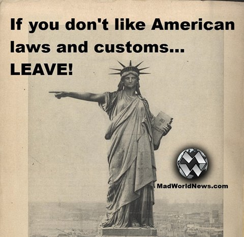 Immigration if you don't like us leave