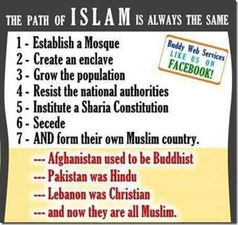 Islam always metastesizes