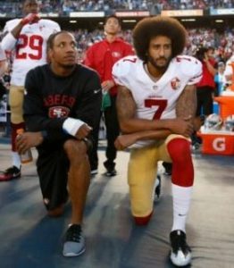 Kaepernick kneels