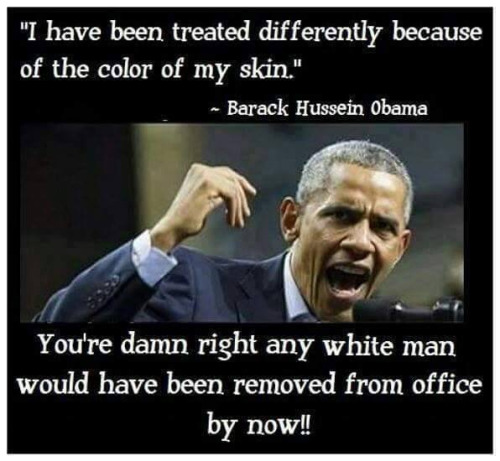 Obama treated better skin color