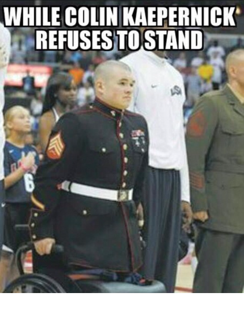 Race Blacks Kaepernick Marine