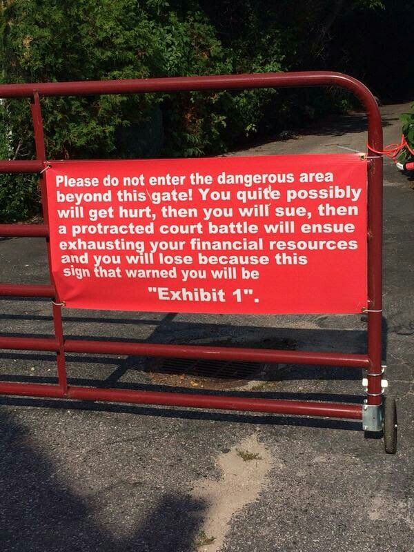 Silly stuff trespass exhibit 1