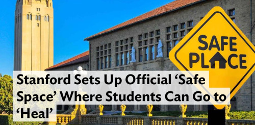 Stupid leftists safe spaces at Stanford