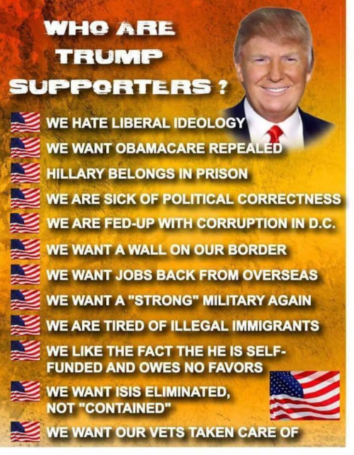 Trump supporters