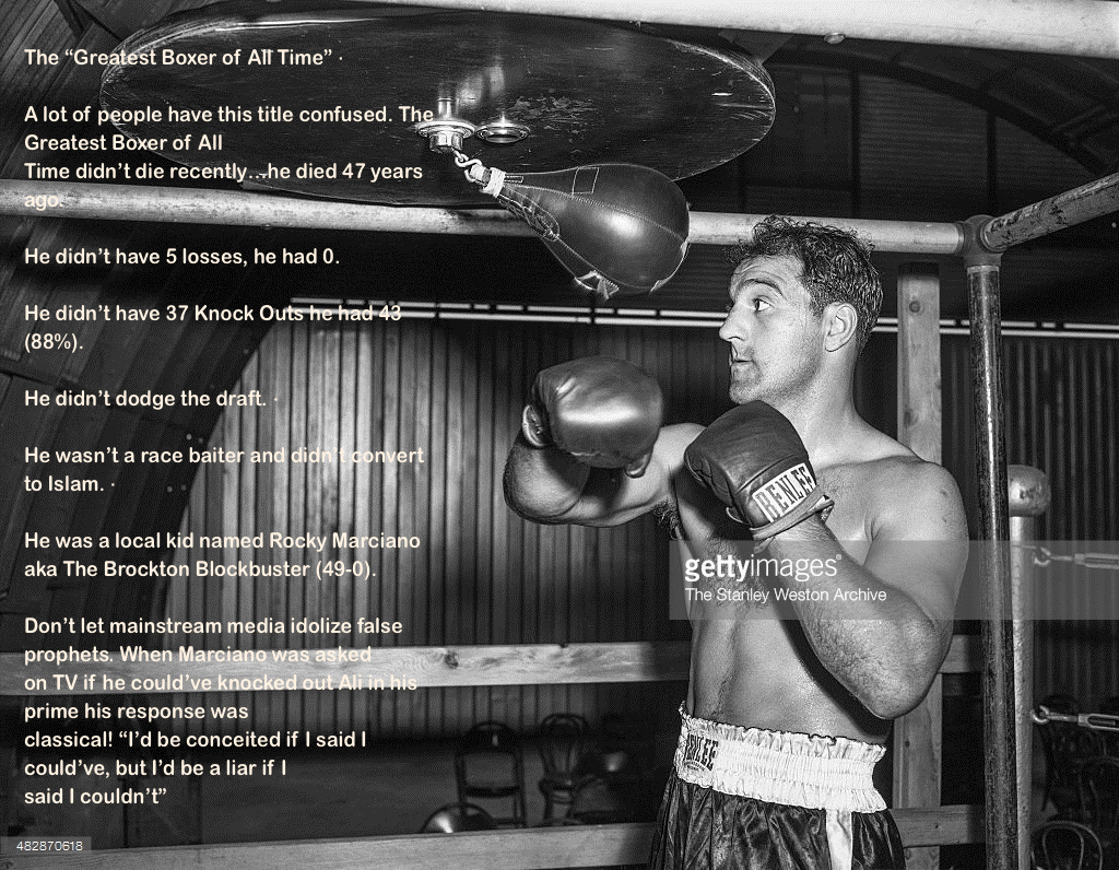 Wisdom Rocky Marciano greatest boxer of all