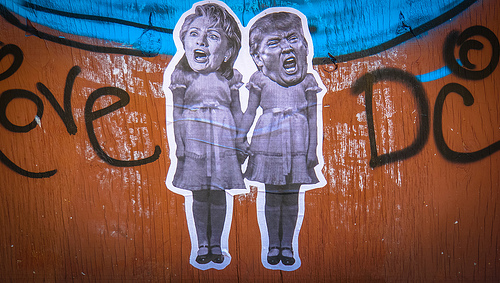 2016.05.28 DC People and Places 05221 by tedeytan Clinton and Trump photo