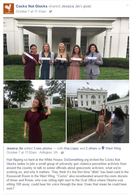 Hillary crew dildos in the White House