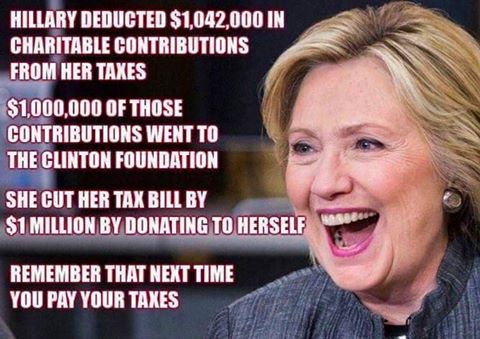 Hillary taxes