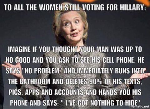 Hillary's deleted emails suspicious