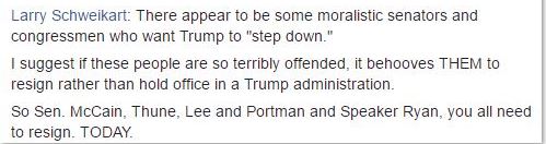 Let the whiners resign