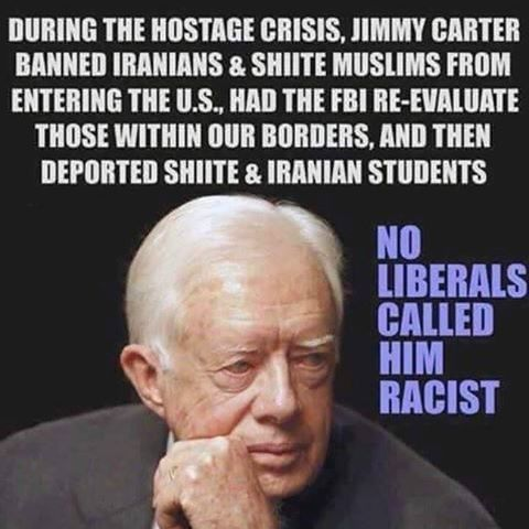 Muslims Islam Jimmy Carter barred