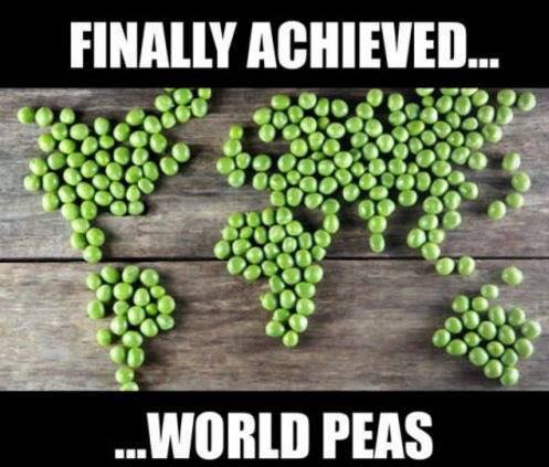 Silly world peas