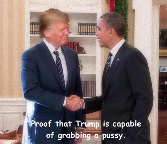 Trump capable of grabbing pussy Obama