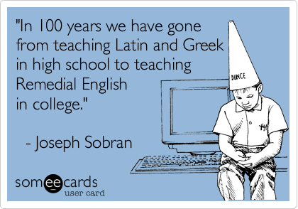 education-from-greek-to-remedial-reading