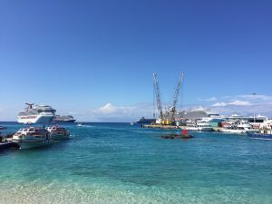A fascinating view of George Town in the Grand Caymans