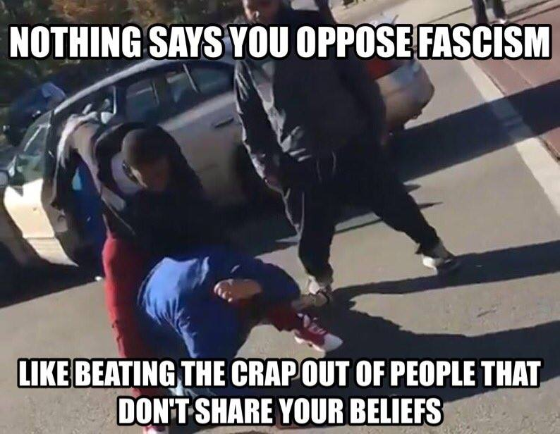 stupid-leftists-oppose-fascism-by-beating-opponents