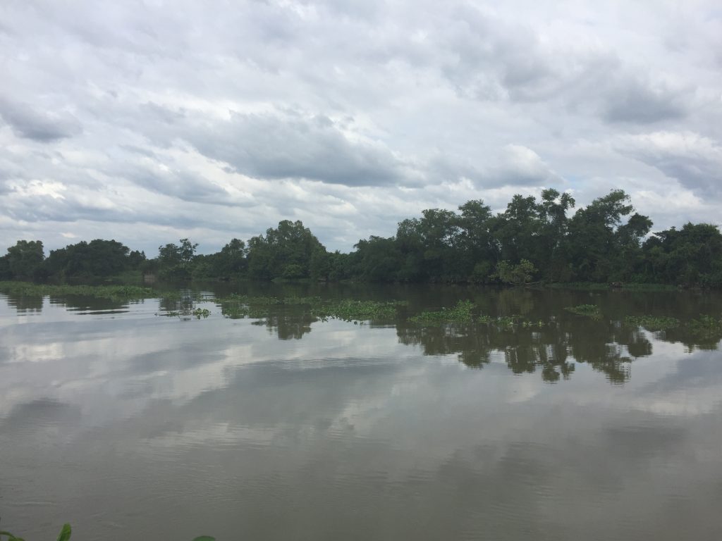 Saigon river tributary Cu Chi Tunnels