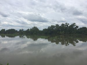 Saigon river tributary Cu Chi Tunnels