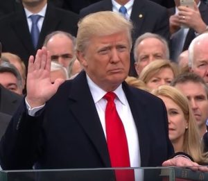 President Trump's America oath of office