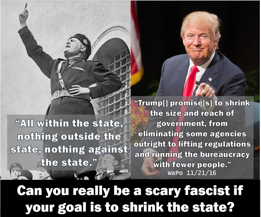 Trump fascist