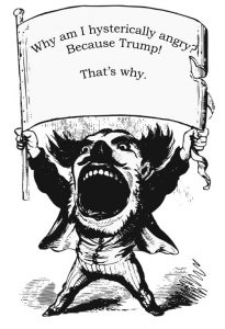 Angry because Trump political poster
