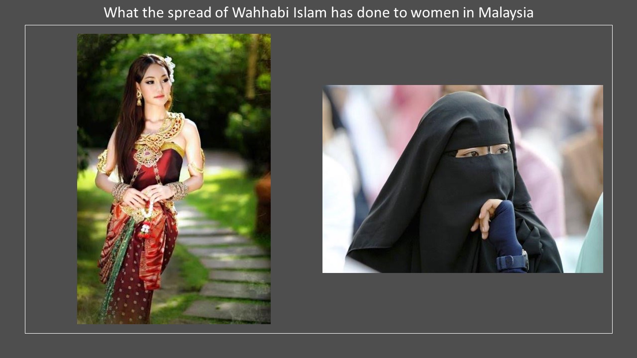 Malaysia costume Wahhabi Islam