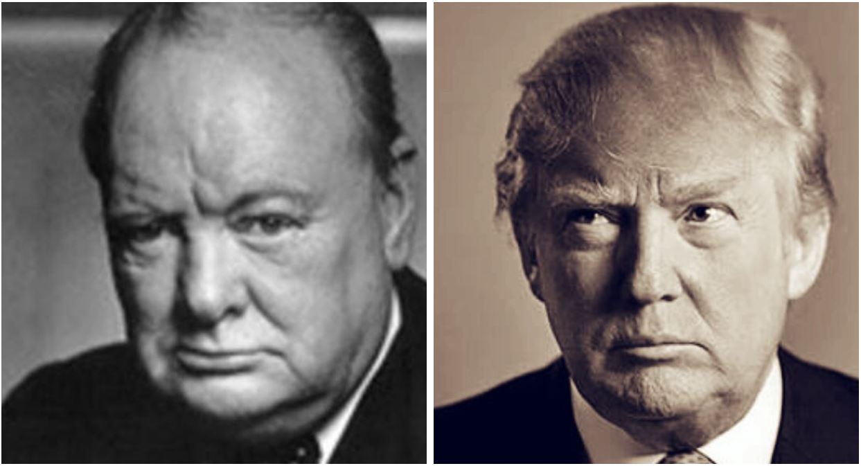 Darkest Hour Winston Churchill Donald Trump