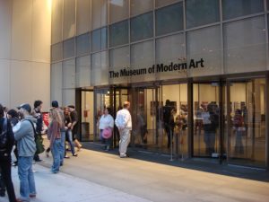 Museum of Modern Art entrance