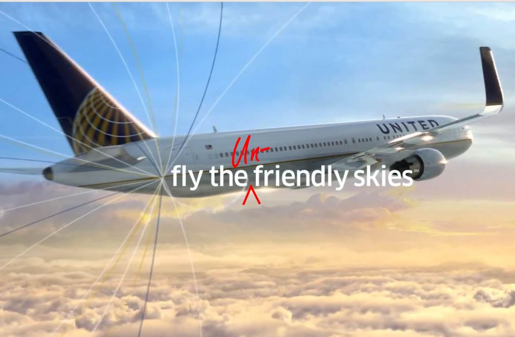 Fly the un-friendly skies of United Airlines
