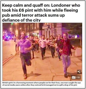 Islamic jihad London beer