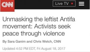 CNN Media Leftism Education Antifa