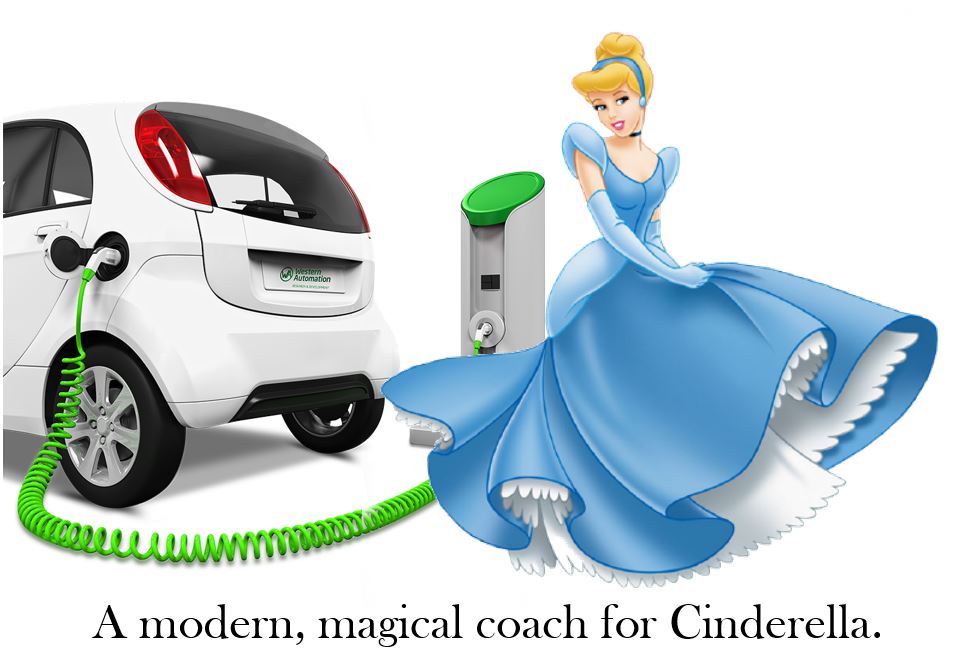 Disney Cinderella electric car