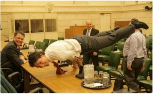 Justin Trudeau yoga