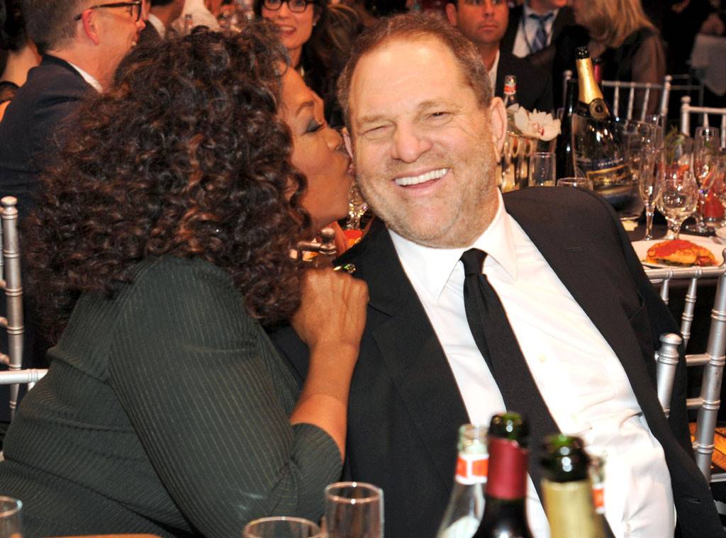 Oprah Winfrey and Harvey Weinstein