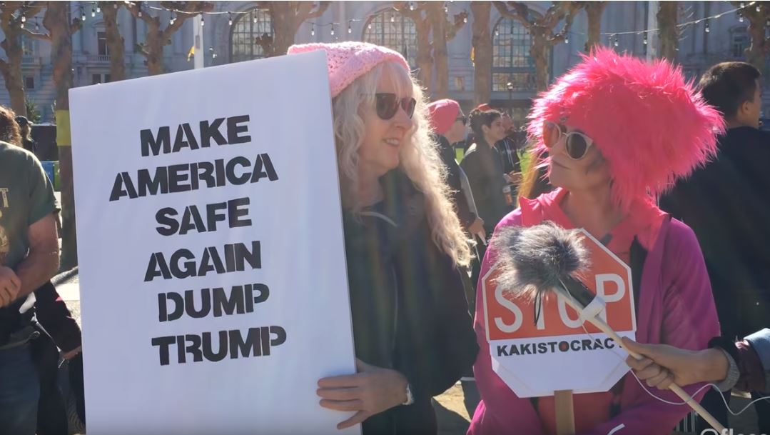 Women's March video San Francisco