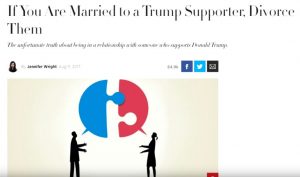 Divorce Trump Supporters