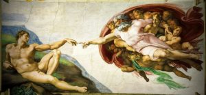 Michelangelo God Adam Creation Atheism Atheists