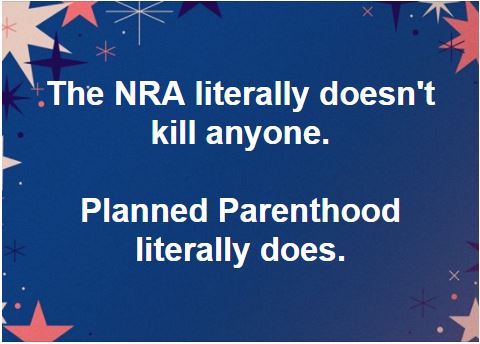 Second Amendment v Planned Parenthood