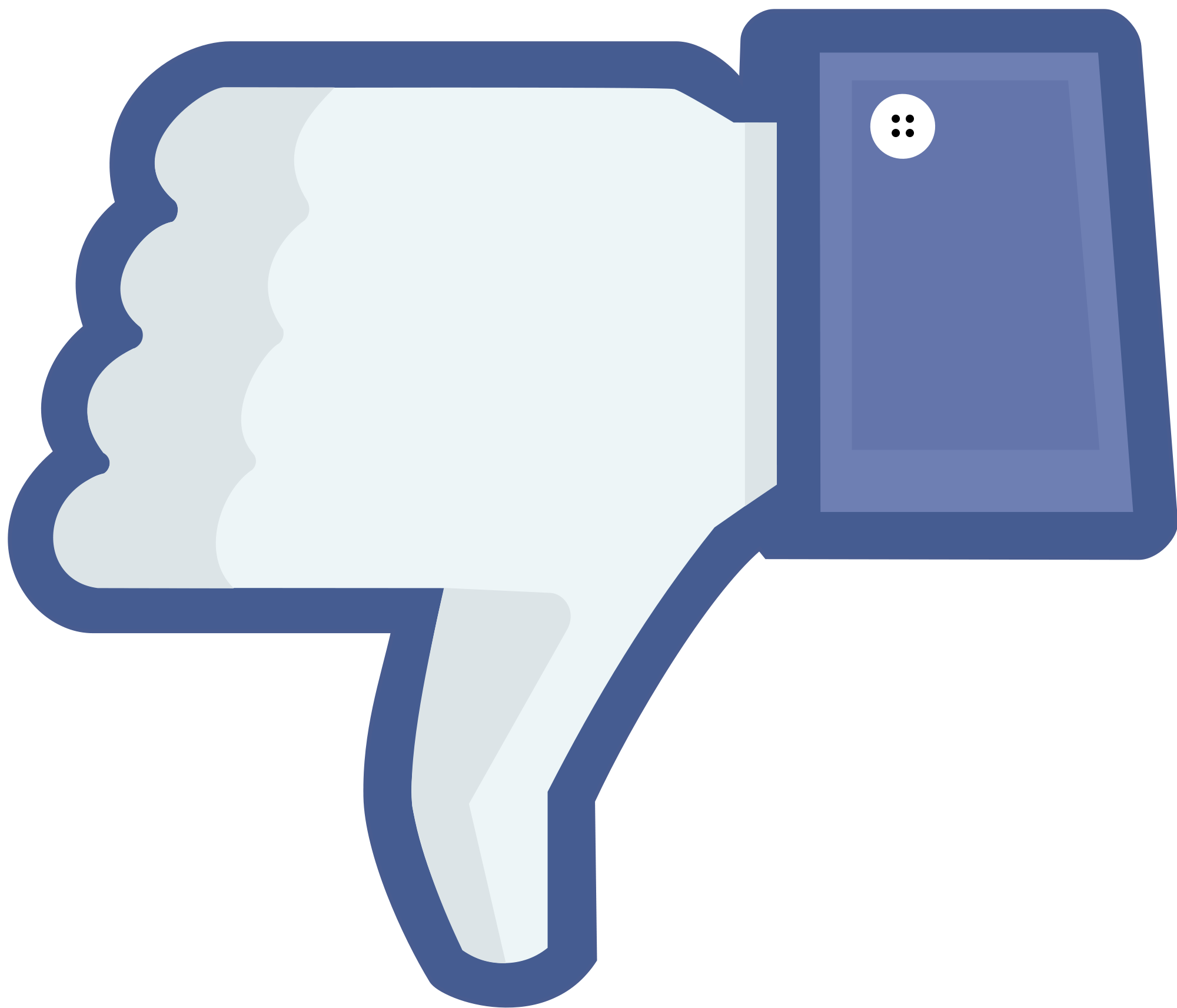 Facebook thumbs down