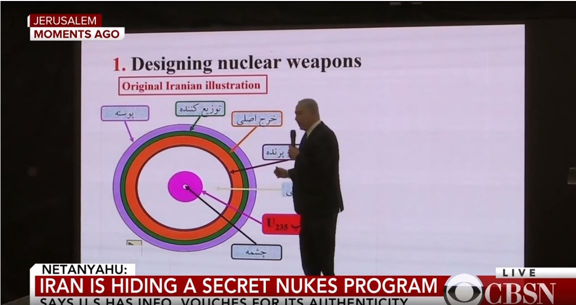 Netanyahu Iran's nuclear weapons program