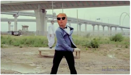Donald Trump Gangnam style