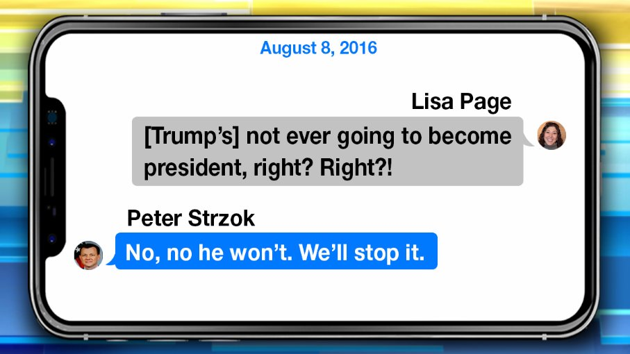 IG Report revealed Strzok text