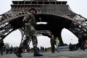 Paris Eiffel Tower Police Europe