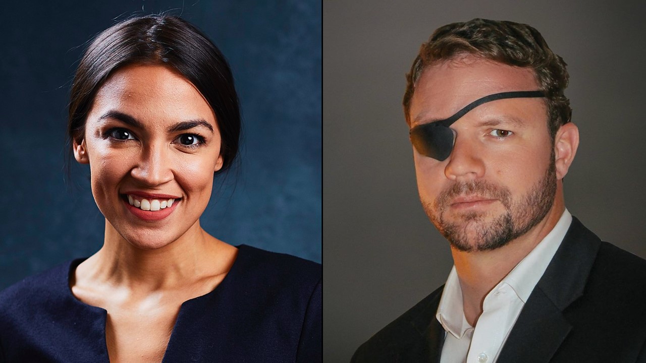 Dan Crenshaw Alexandria Ocasio-Cortez