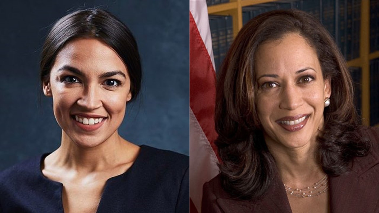 Ocasio-Cortez Kamala Harris