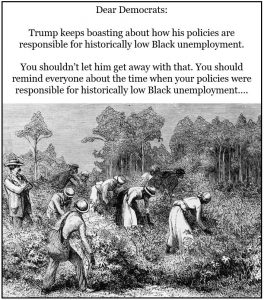 Low Black Unemployment under Democrats