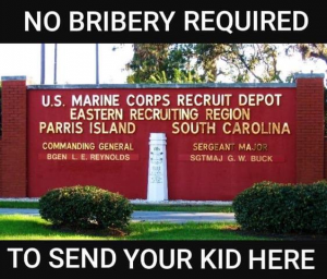 Illustrated edition college fraud marines