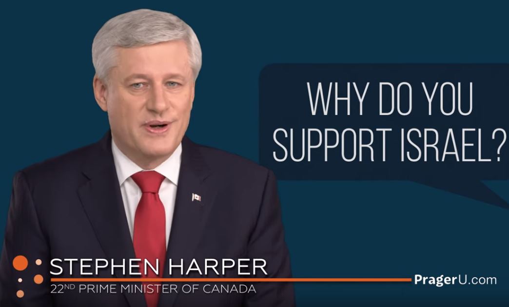 Stephen Harper support Israel