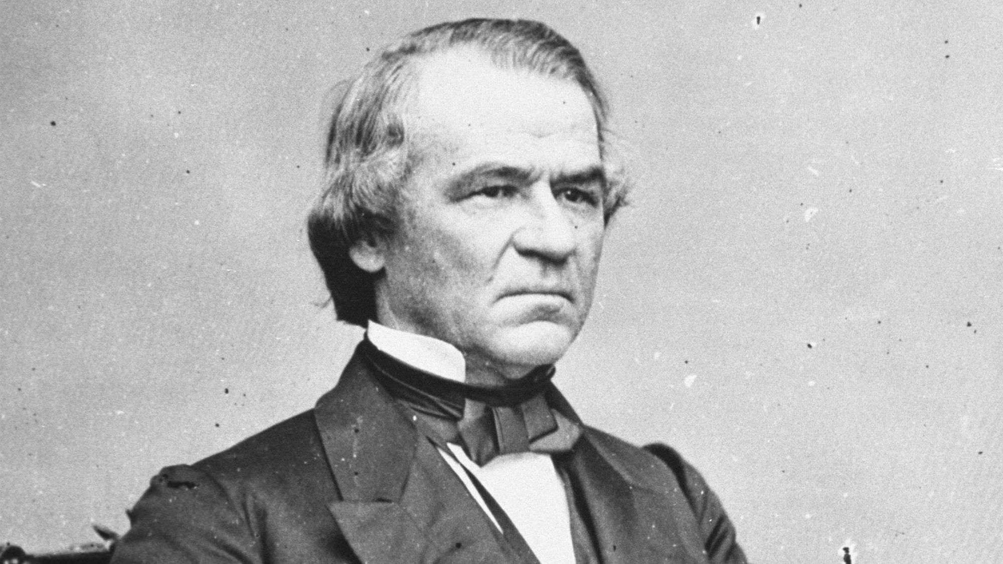 Democrat President Andrew Johnson Reconstruction